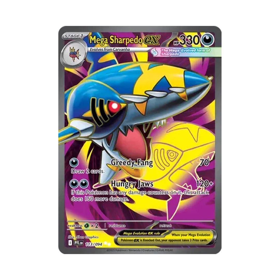 M Sharpedo ex - Phantasmal Flames - Ultra Rare - 113/094