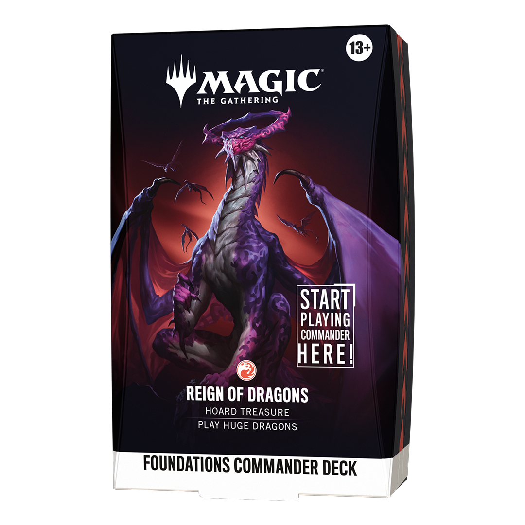 Magic: The Gathering - Foundations - Commander Deck - Reign of Dragons