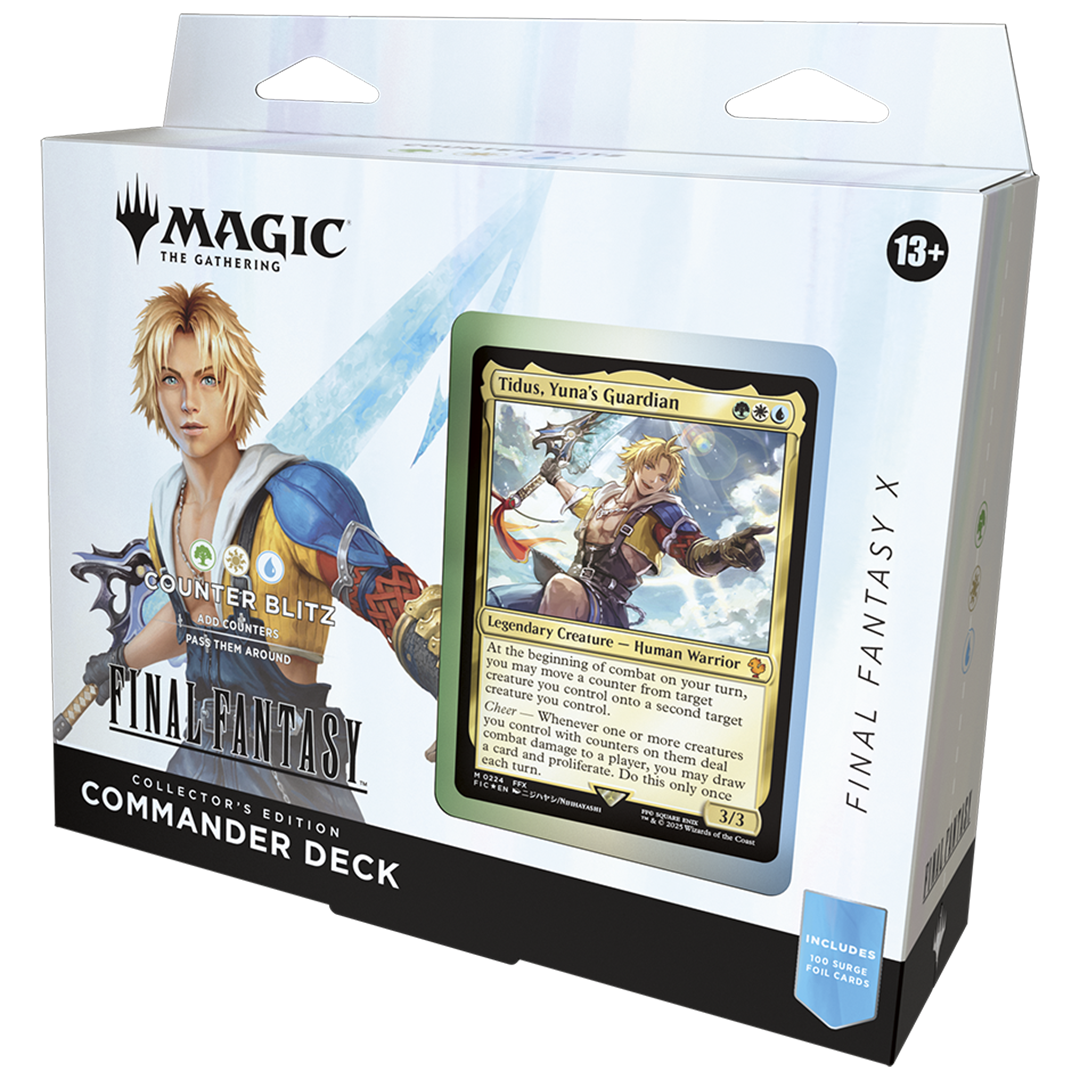 Magic: The Gathering - Universes Beyond - Final Fantasy - Collector Commander Deck - Tidus, Yuna's Guardian