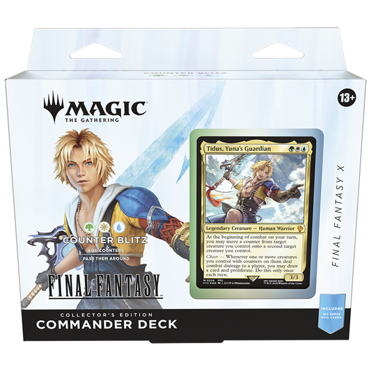 Magic: The Gathering - Universes Beyond - Final Fantasy - Collector Commander Deck - Tidus, Yuna's Guardian