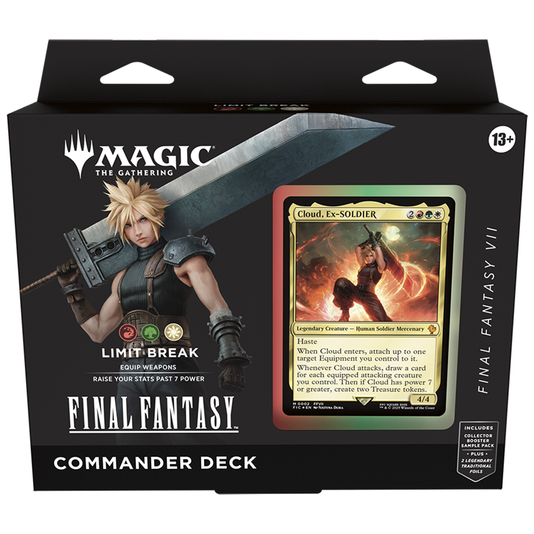 Magic: The Gathering - Universes Beyond - Final Fantasy - Commander Deck - Cloud, Ex-Soldier
