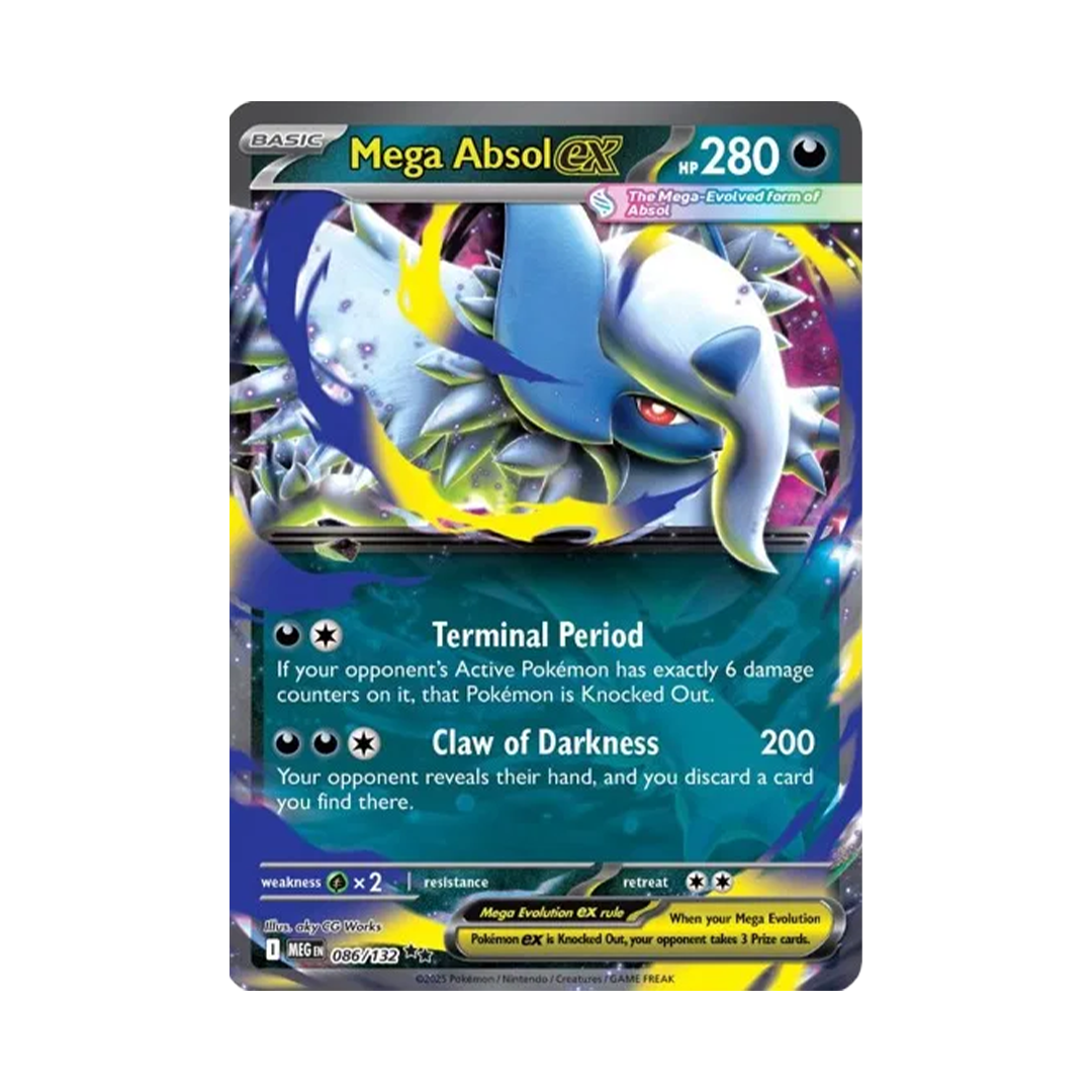 Mega Absol ex - Mega Evolution - Double Rare - 086/132