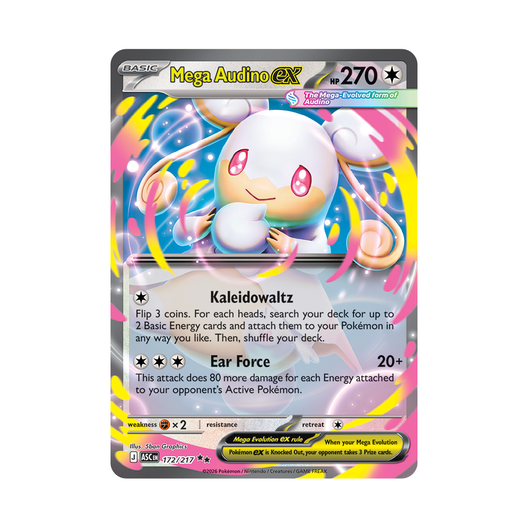 Mega Audino ex - Ascended Heroes - Double Rare - 172/217