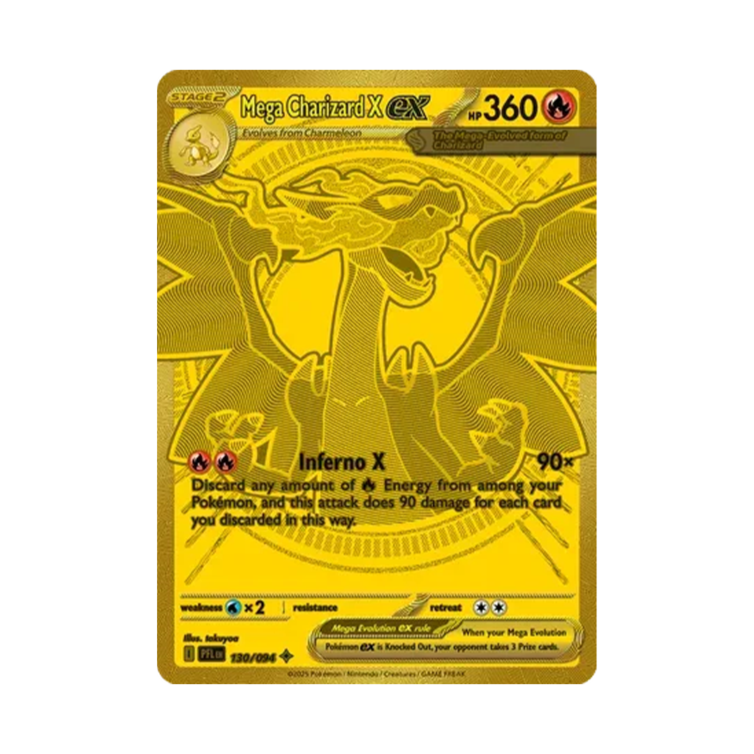 Mega Charizard X ex - Phantasmal Flames - Mega Hyper Rare - 130/094