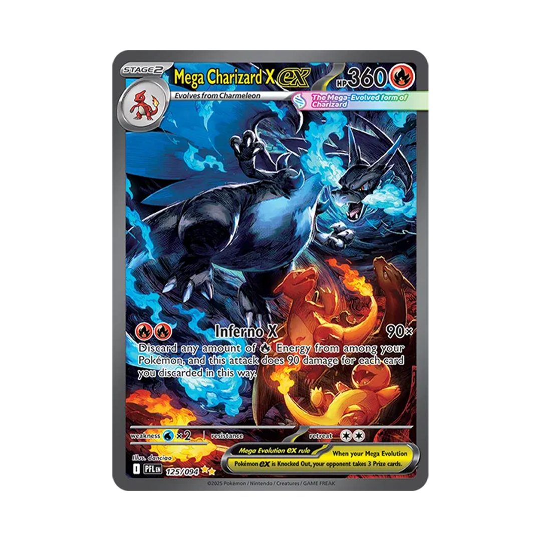 Mega Charizard X ex - Phantasmal Flames - Special Illustration Rare - 125/094