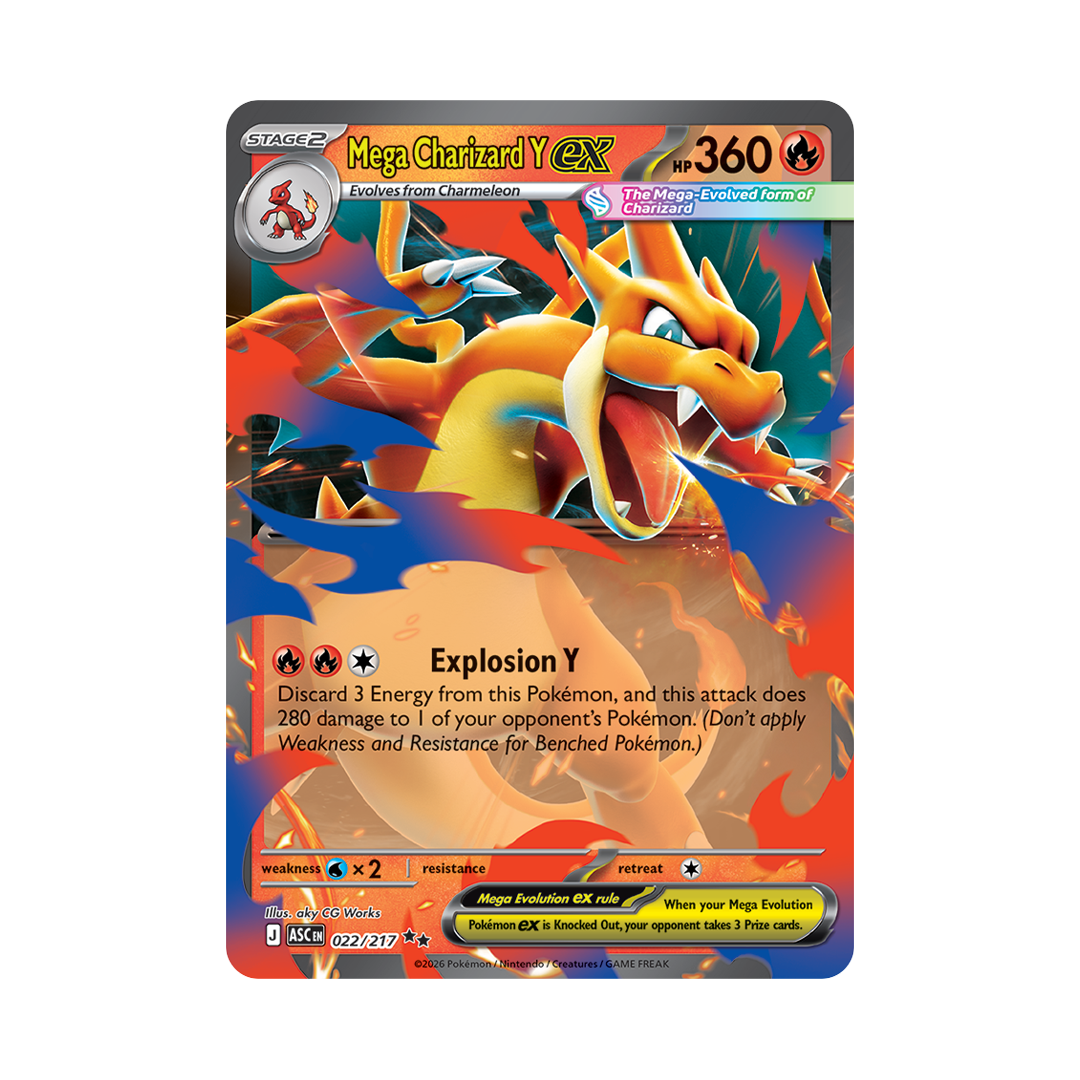 Mega Charizard Y ex - Ascended Heroes - Double Rare - 022/217