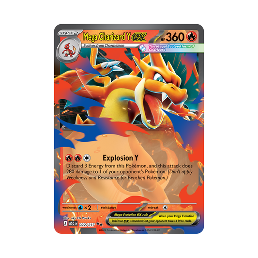 Mega Charizard Y ex - Ascended Heroes - Double Rare - 022/217