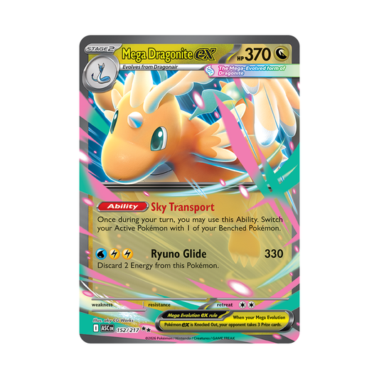 Mega Dragonite ex - Ascended Heroes - Double Rare - 152/217