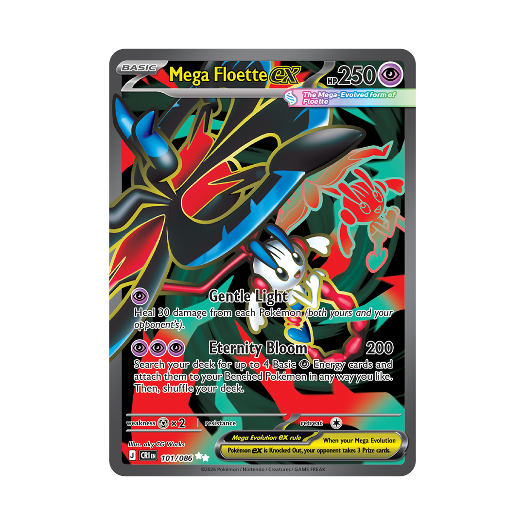 Mega Floette ex - Chaos Rising - Ultra Rare - 101/086
