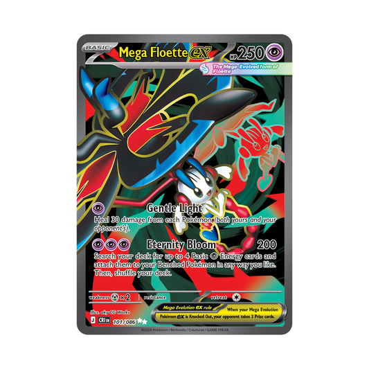 Mega Floette ex - Chaos Rising - Ultra Rare - 101/086