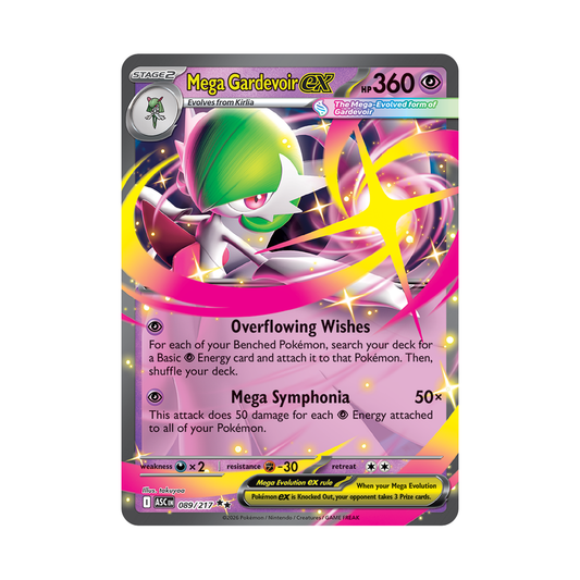 Mega Gardevoir ex - Ascended Heroes - Double Rare - 089/217