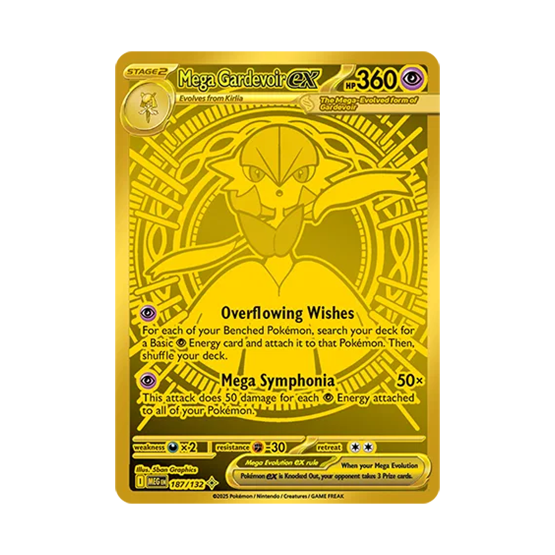 Mega Gardevoir ex - Mega Evolution - Mega Hyper Rare - 187/132