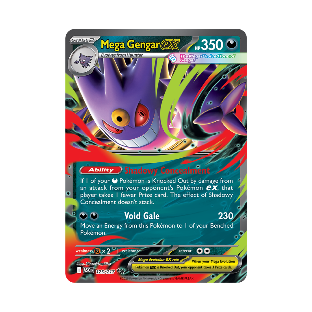 Mega Gengar ex - Ascended Heroes - Double Rare - 125/217
