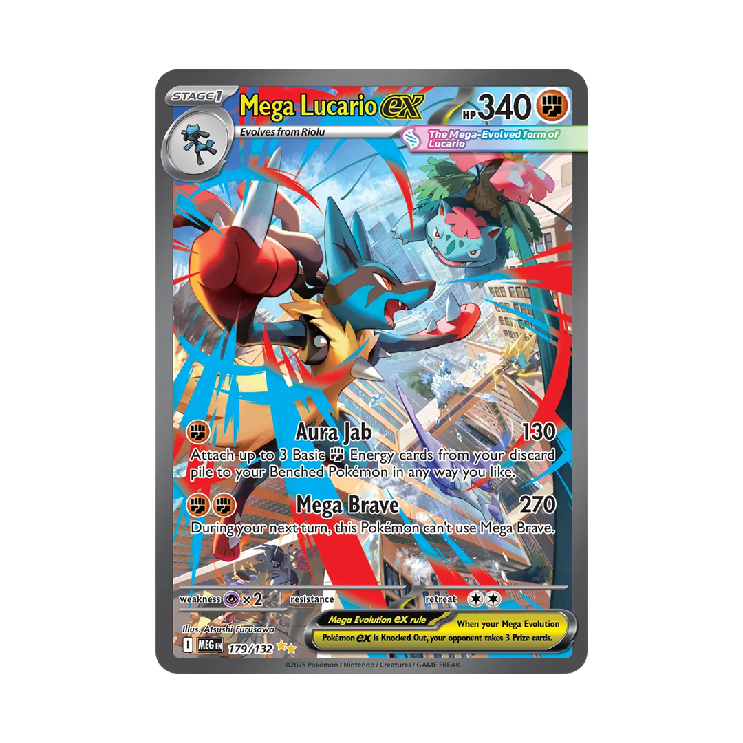 Mega Lucario ex - Mega Evolution - Special Illustration Rare - 179/132