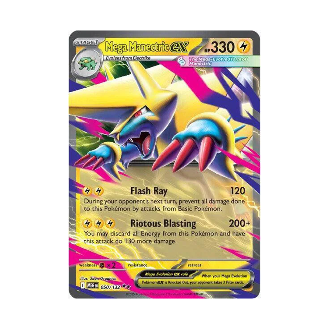 Mega Manectric ex - Mega Evolution - Double Rare - 050/132