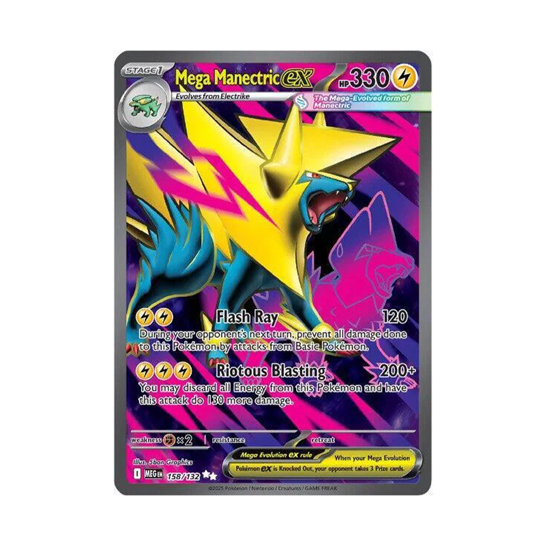 Mega Manectric ex - Mega Evolution - Ultra Rare - 158/132