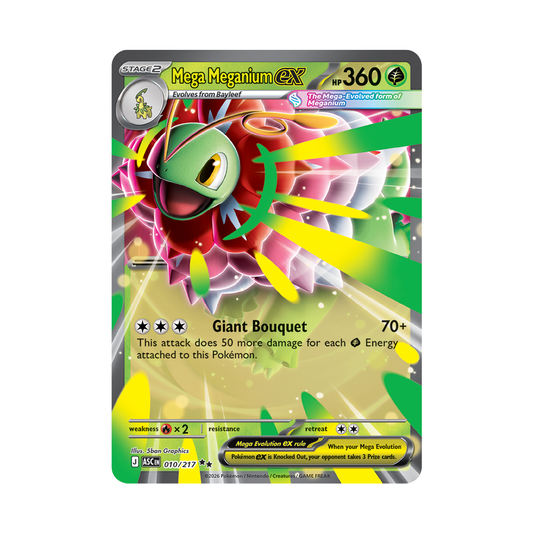 Mega Meganium ex - Ascended Heroes - Double Rare - 010/217