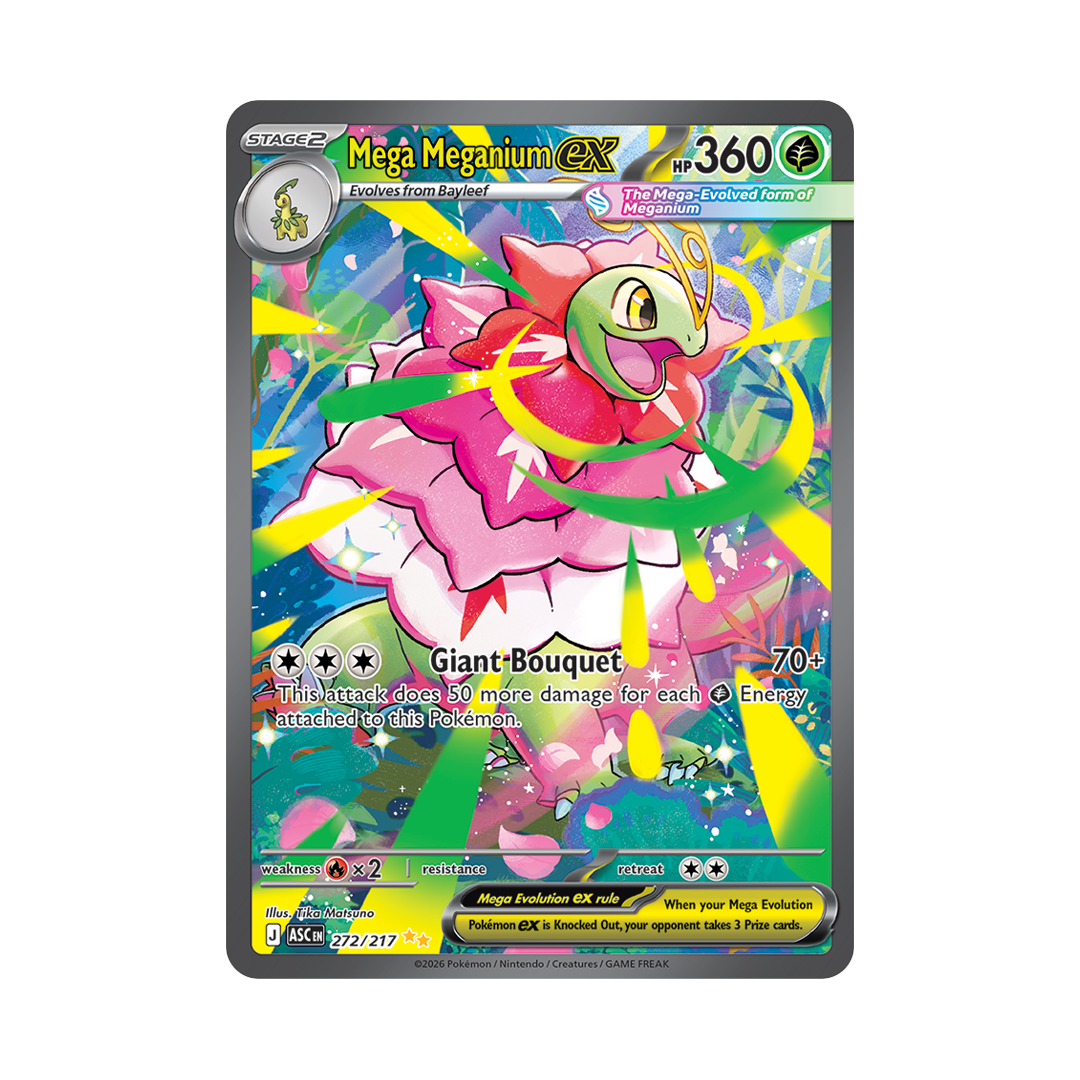 Mega Meganium ex 272/217 - Ascended Heroes Special Illustration Rare