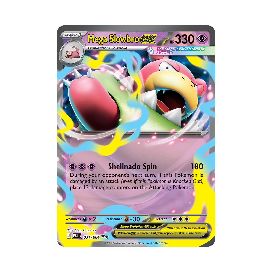 Mega Slowbro ex - Pitch Black - Double Rare - 031/084