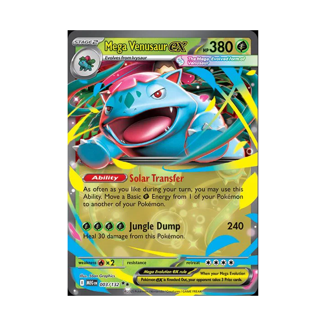 Mega Venusaur ex - Mega Evolution - Double Rare - 003/132