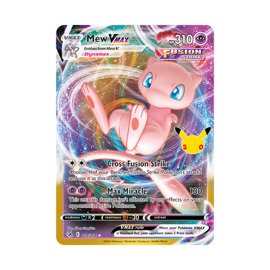 Mew VMAX - 30th Celebration: Classic Collection - 114/264