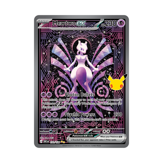 Mewtwo ex - 30th Celebration - Special Illustration Rare - 151/128