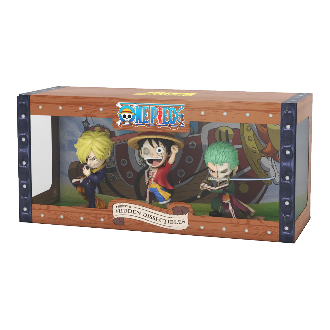 Mighty Jaxx - Freeny's Hidden Dissectibles - One Piece - Luffy, Zoro and Sanji