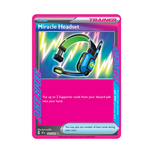 Miracle Headset - Surging Sparks - ACE SPEC Rare - 183/191