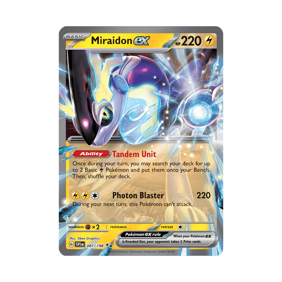 Miraidon ex - Scarlet & Violet - Base Set - Double Rare - 081/198
