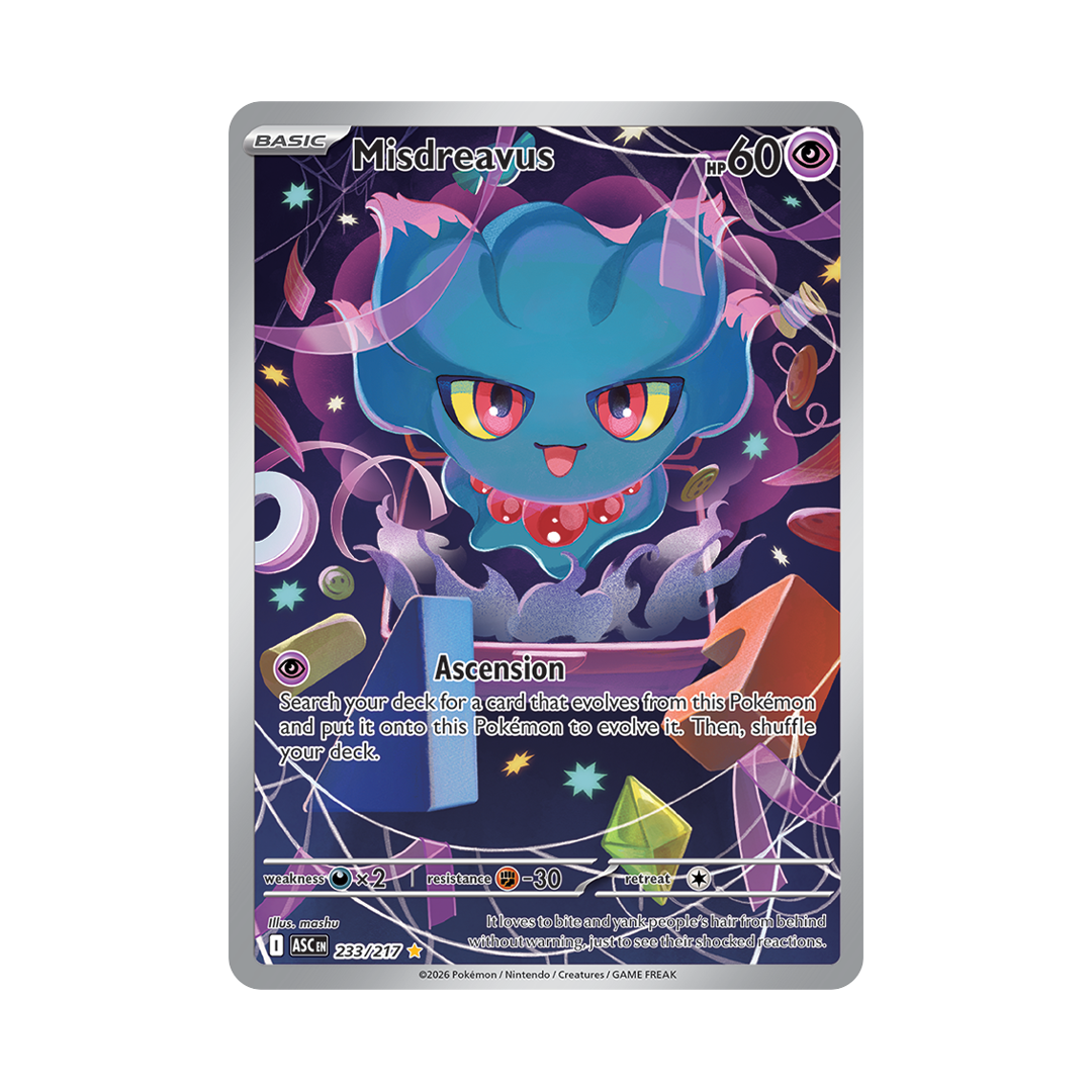 Misdreavous - Ascended Heroes - Illustration Rare - 233/217