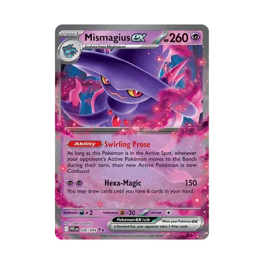 Mismagius ex - Phantasmal Flames - Double Rare - 036/094