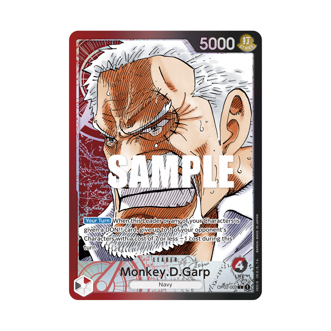 Monkey.D.Garp (Alternate Art) - Paramount War - L - OP02-002