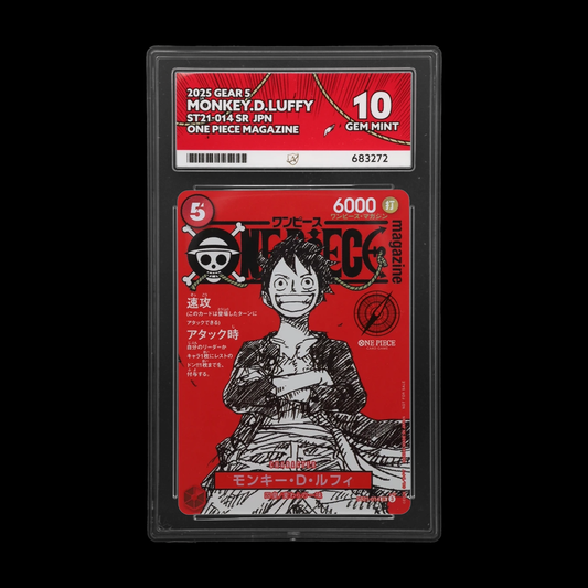 Monkey.D.Luffy (JP) - Magazine Promo - SR - ST21-014 - ACE 10