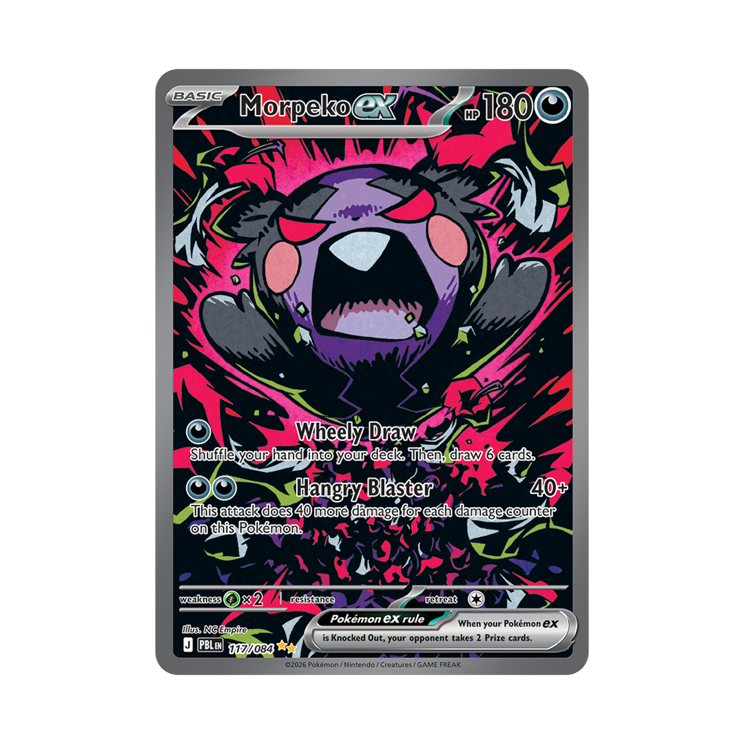 Morpeko ex - Pitch Black - Special Illustration Rare - 117/084