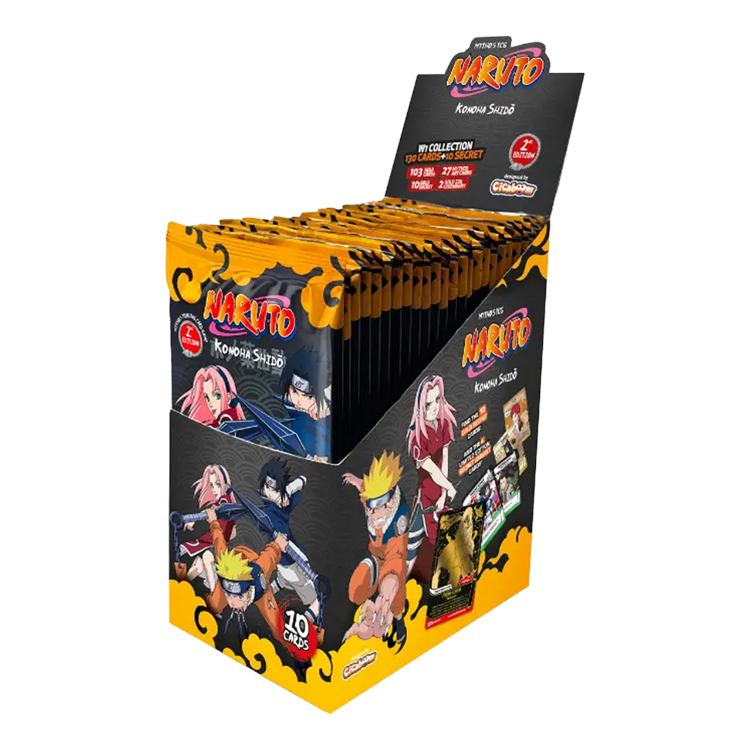 Naruto Mythos TCG - Set 01 - Konoha Shido - Display Case (2nd Edition)