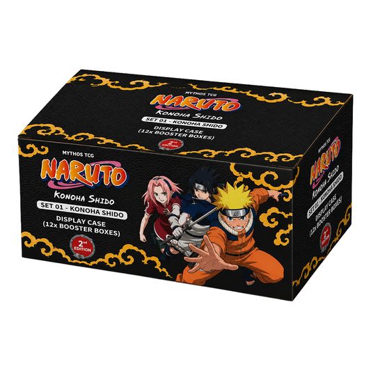 Naruto Mythos TCG - Set 01 - Konoha Shido - Display Case (2nd Edition)
