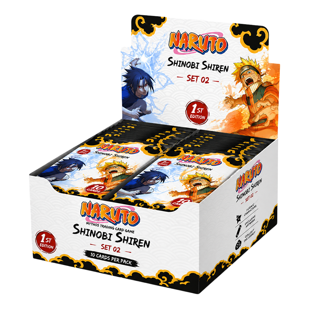 Naruto Mythos TCG - Set 02 - Shinobi Shiren - Booster Box (1st Edition)