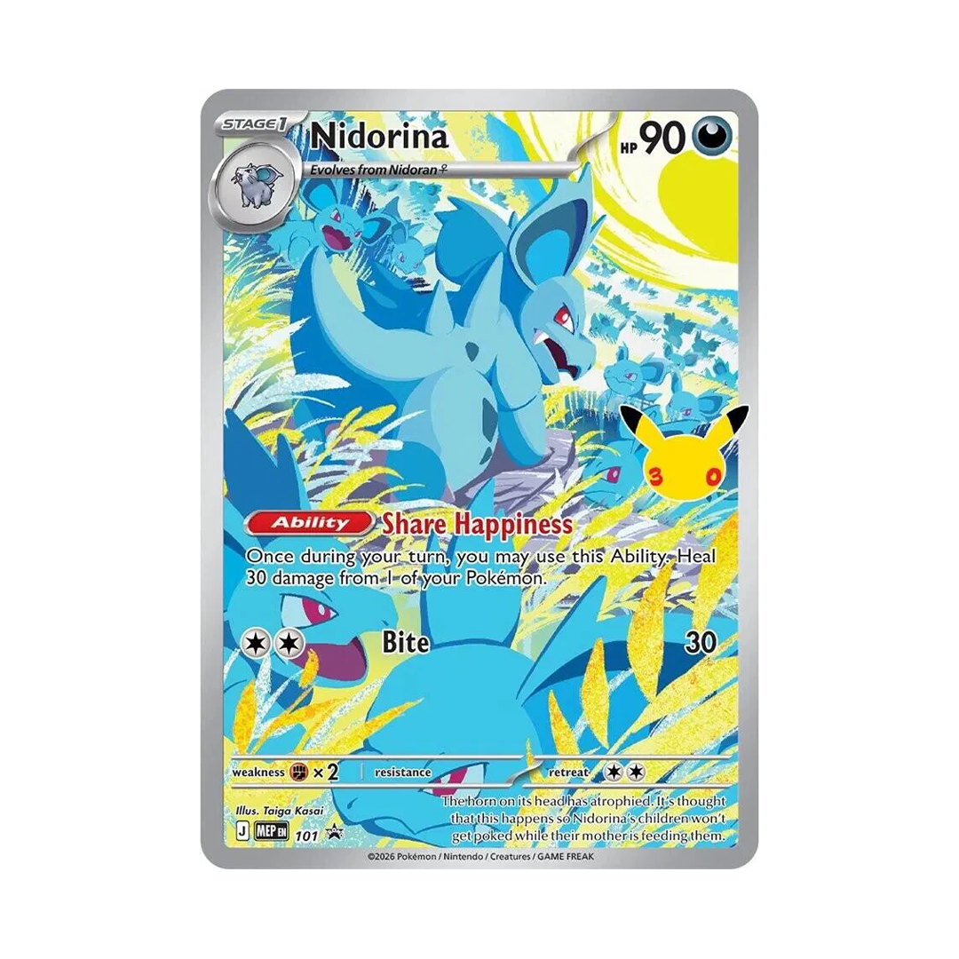 Nidorina - 30th Celebration - Mega Evolution Promo - MEP101