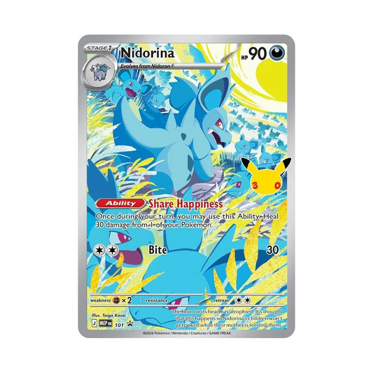 Nidorina - 30th Celebration - Mega Evolution Promo - MEP101