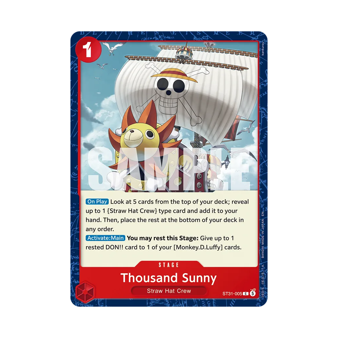 One Piece TCG - Starter Deck - Monkey.D.Luffy (ST-31)
