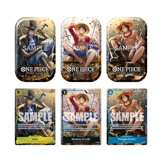 One Piece TCG - Tin Pack Set Vol. 2 (TS-02) - Full Art Set (All 3 Tins)