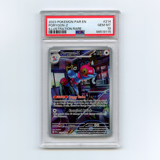 Porygon-Z - Paradox Rift - Illustration Rare 214/182 - PSA 10