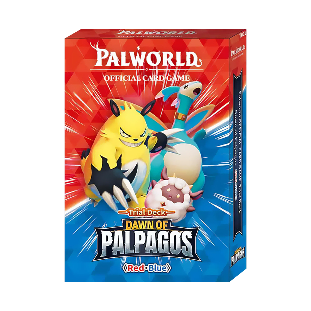 Palworld Official Card Game - Dawn of Palpagos - Red/Blue - Trial Deck