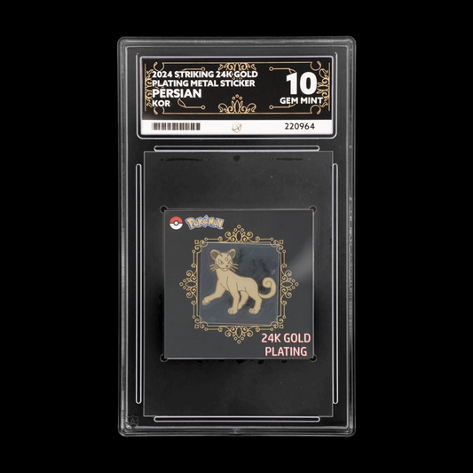 Persian - Striking 24K Gold Plating Metal Sticker - ACE 10