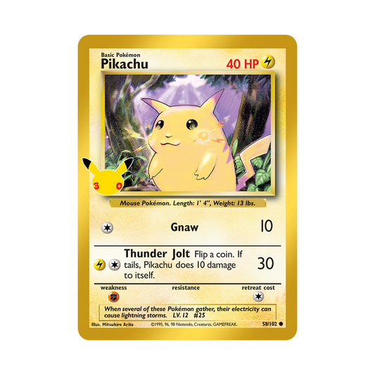 Pikachu - 30th Celebration: Classic Collection - 58/102
