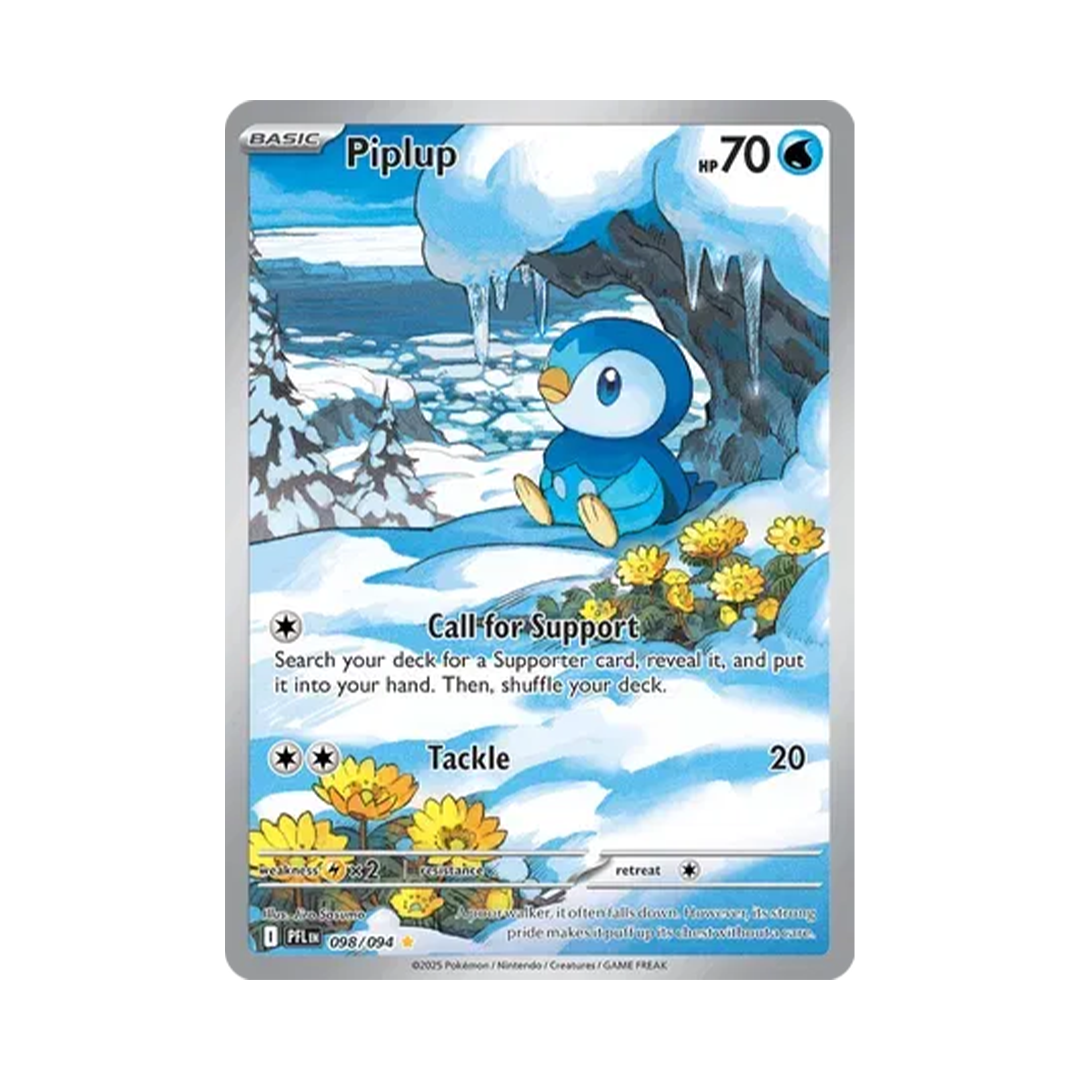 Piplup - Phantasmal Flames - Illustration Rare - 098/094