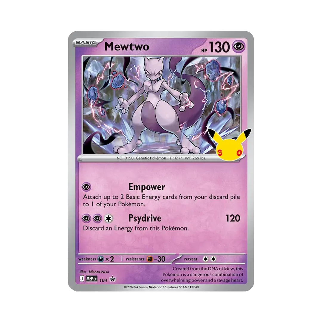 Pokemon TCG - 30th Celebration - 30th Celebration Figure Collection - Mewtwo
