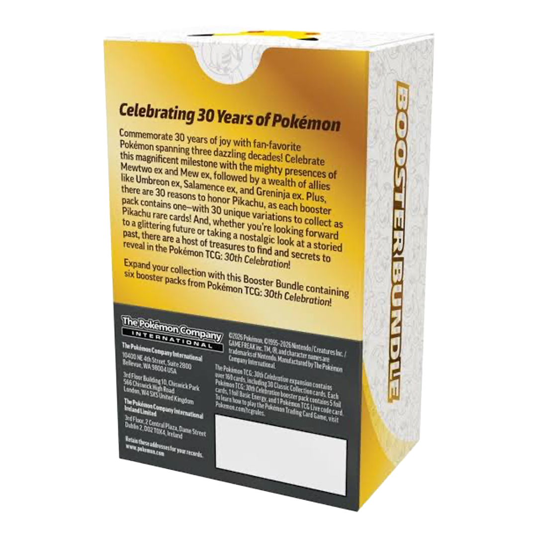 Pokemon TCG - 30th Celebration - Booster Bundle