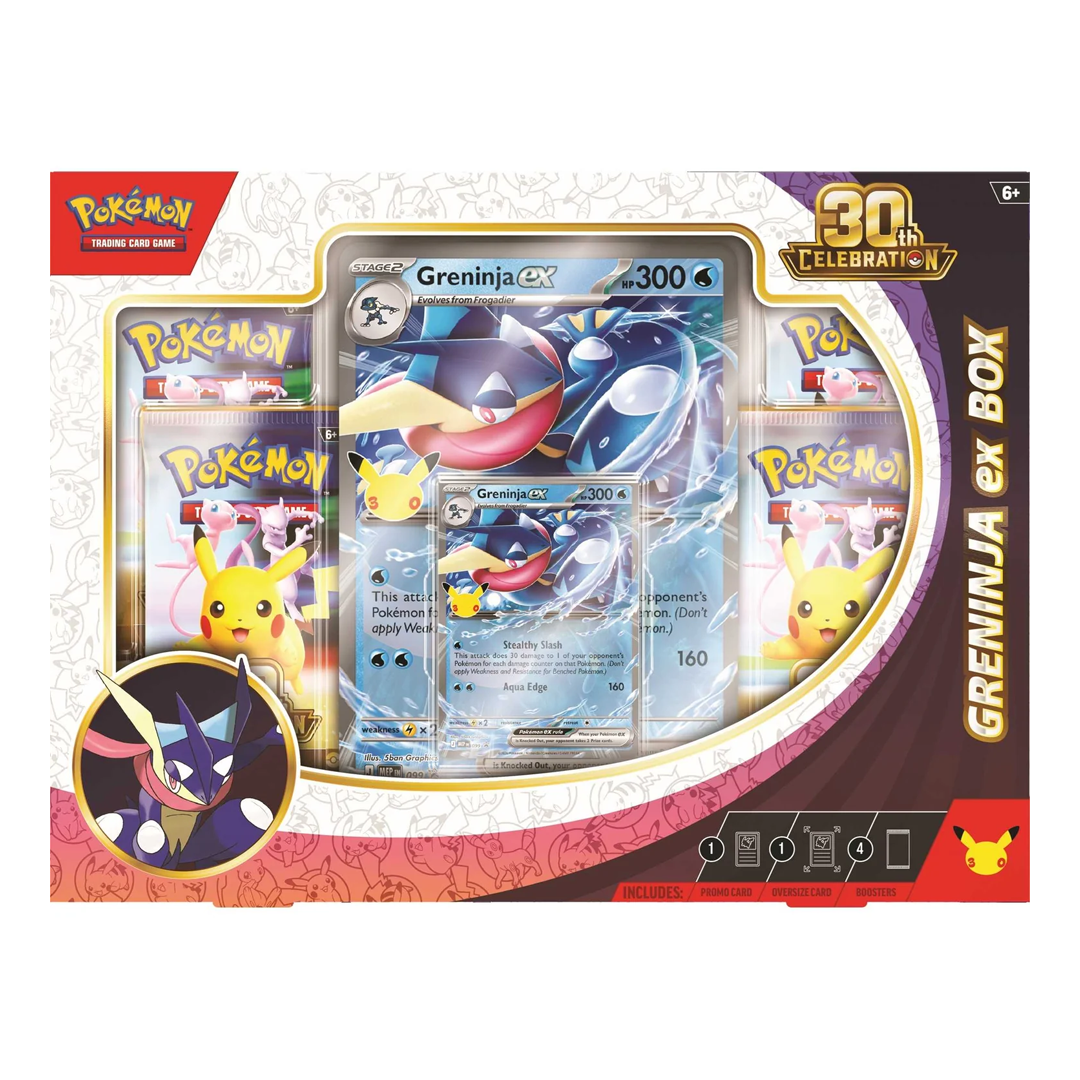 Pokémon TCG - 30th Celebration - Greninja ex - Collection Box