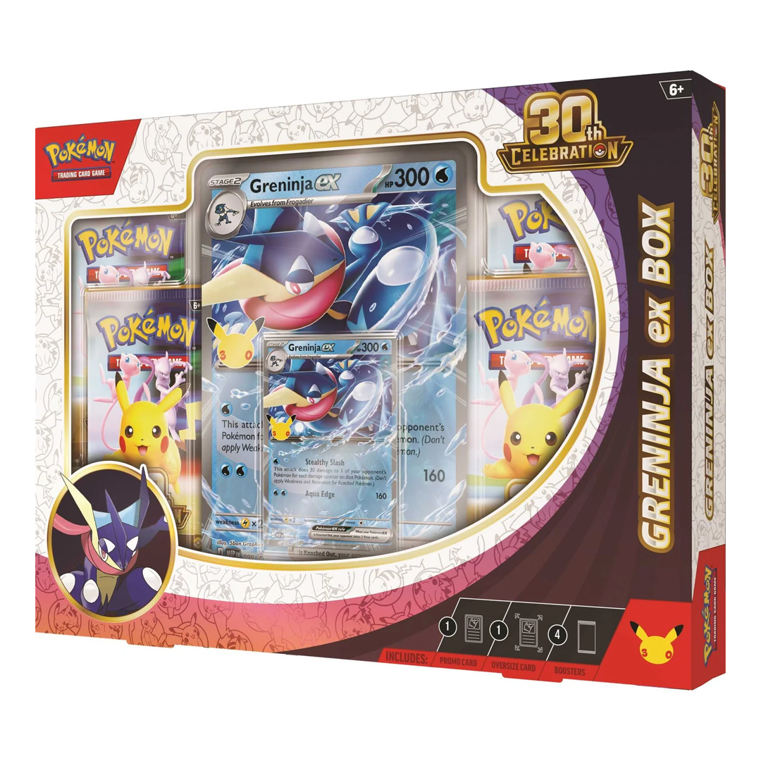 Pokémon TCG - 30th Celebration - Greninja ex - Collection Box